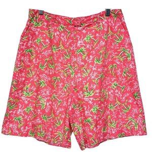 Lilly Pulitzer Vintage Palm Tree Print Shorts 14
